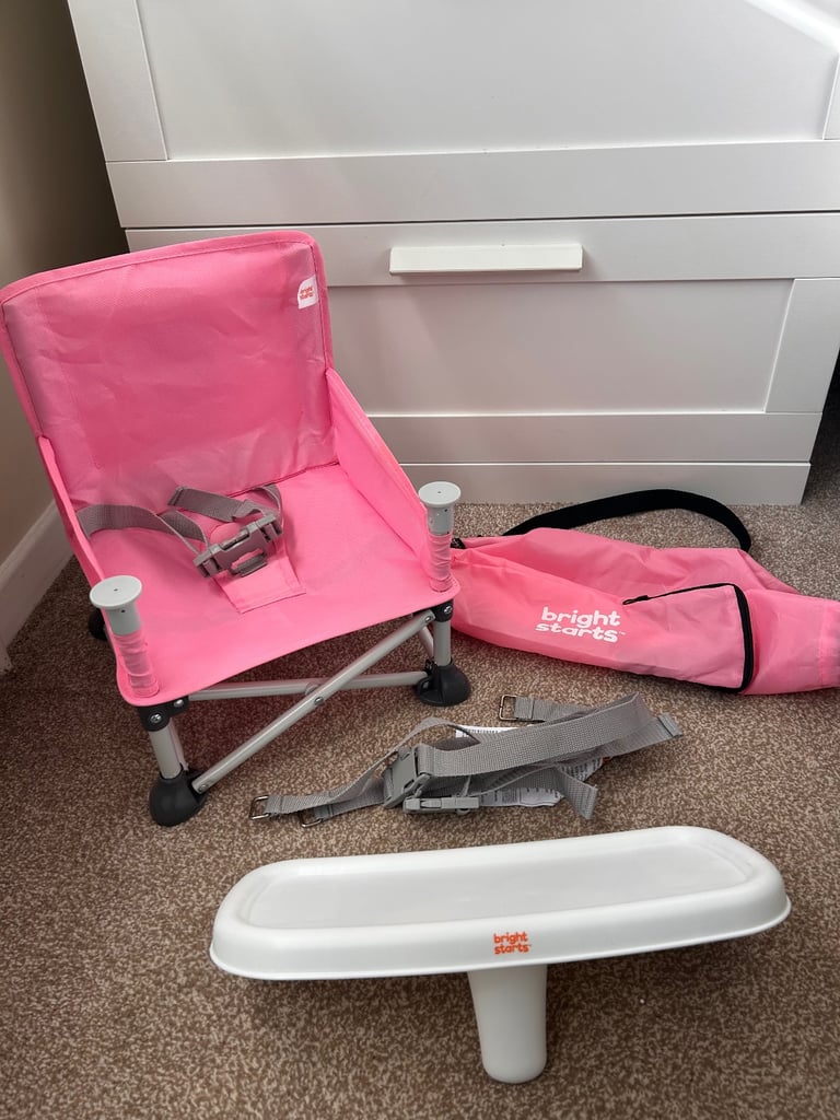 image for Bright Starts Pop N Sit Portable Feeding Booster Seat 