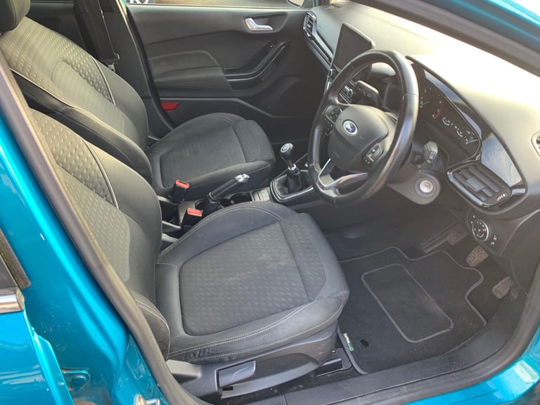 2017 Ford Fiesta 1.0 ecoboost zetec 5 Doors blue petrol ulez compliant 