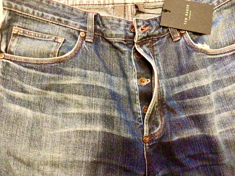 Ted Baker distressed jeans