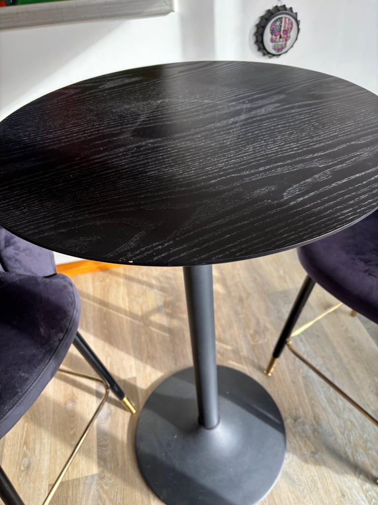 image for Dunelm bar stools + table