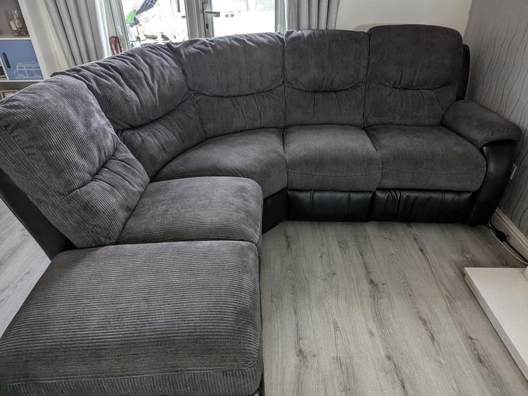 image for CORNER SOFA RECLINER STORAGE STOOL 