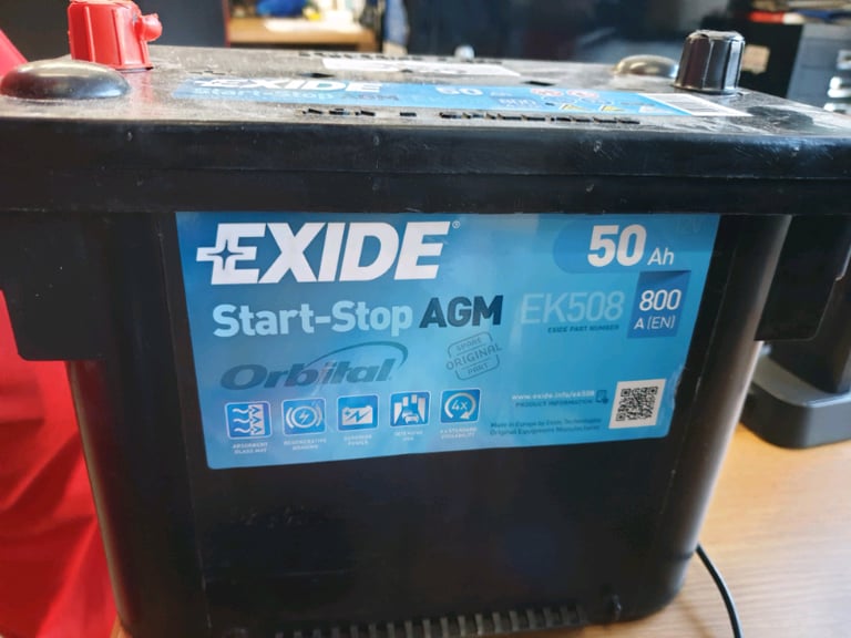 Exide EK508 Start-Stop Exide EK508 Orbital AGM 12V 50Ah 800A