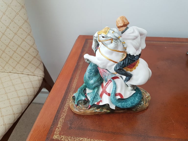 Vintage Royal Doulton porcelain St George and Dragon