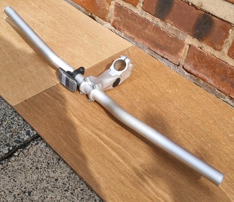 image for Bike Bicycle Handlebars and Adjustable Stem 