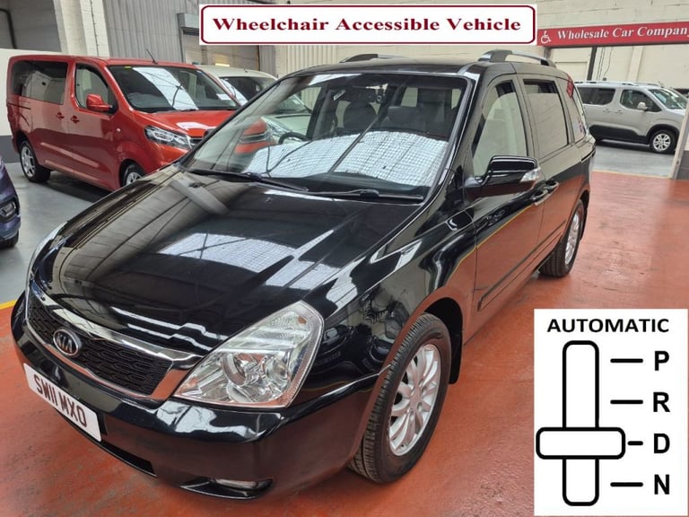  Kia Sedona WHEELCHAIR ACCESSIBLE 2.2 CRDi 3 5dr Auto Diesel