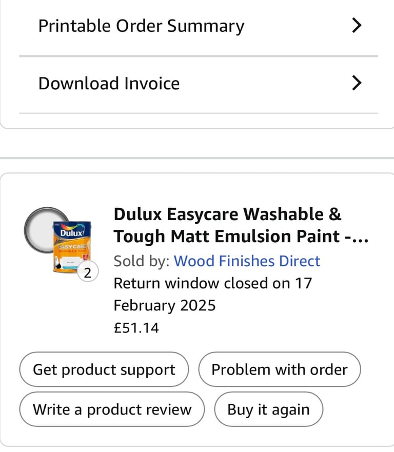 Dulux easycare washable and tough - matt - ROCK SALT