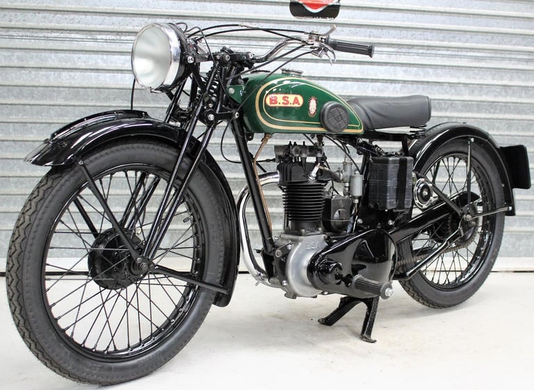 1934 34 BSA B34-2 250 CC HISTORIC CLASSIC BIKE RESTORED VEHICLE RUNS & RIDES