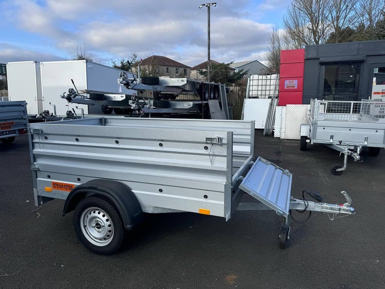 image for BRAND NEW 6ft x 4ft SINGLE AXLE DOUBLE BROADSIDE TRAILER