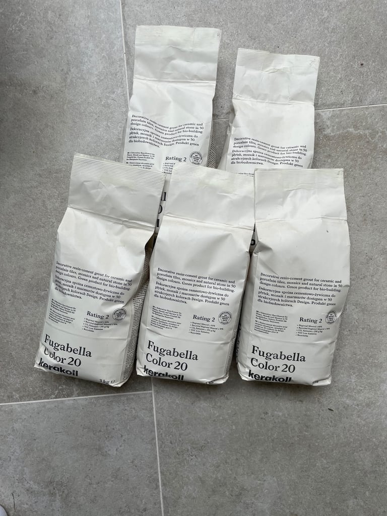 Kerakoll fugabella grout, colour 20
