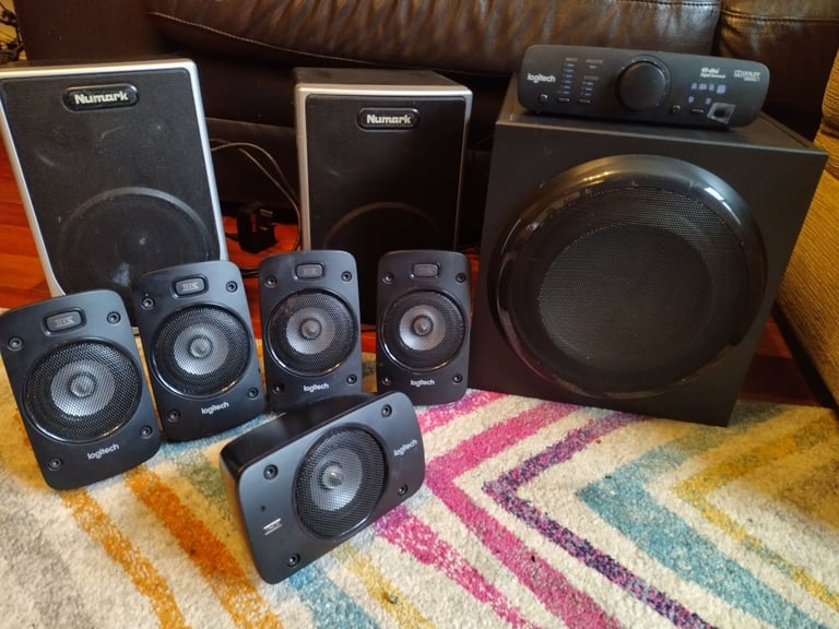 image for Logitech surround sound system Z906