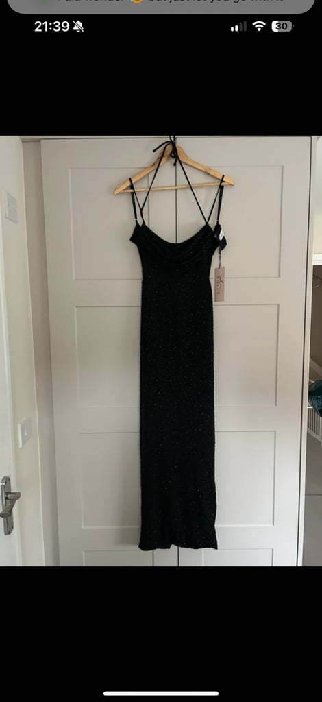 Oh Polly Monte Carlo black dress - size 6