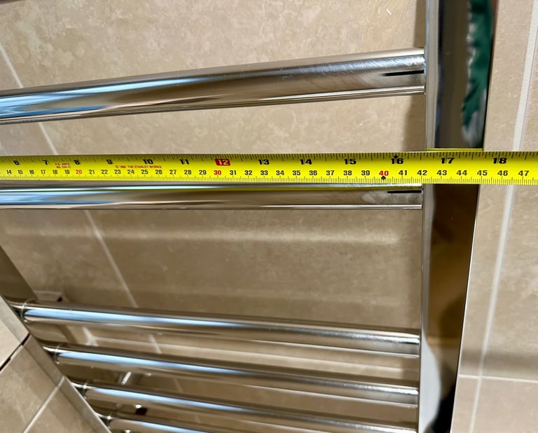 Zehnder towel rail Stainless Steel polished