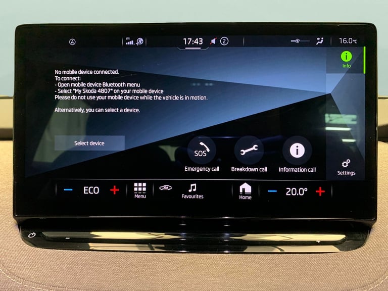 2022 Skoda Enyaq 62kWh 60 SUV 5dr Electric Auto (DC120kW) (179 ps) - NAV - WIFI - BLUETOOTH Suv E...
