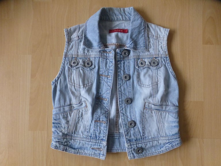 image for River Island Sleeveless Denim Jacket