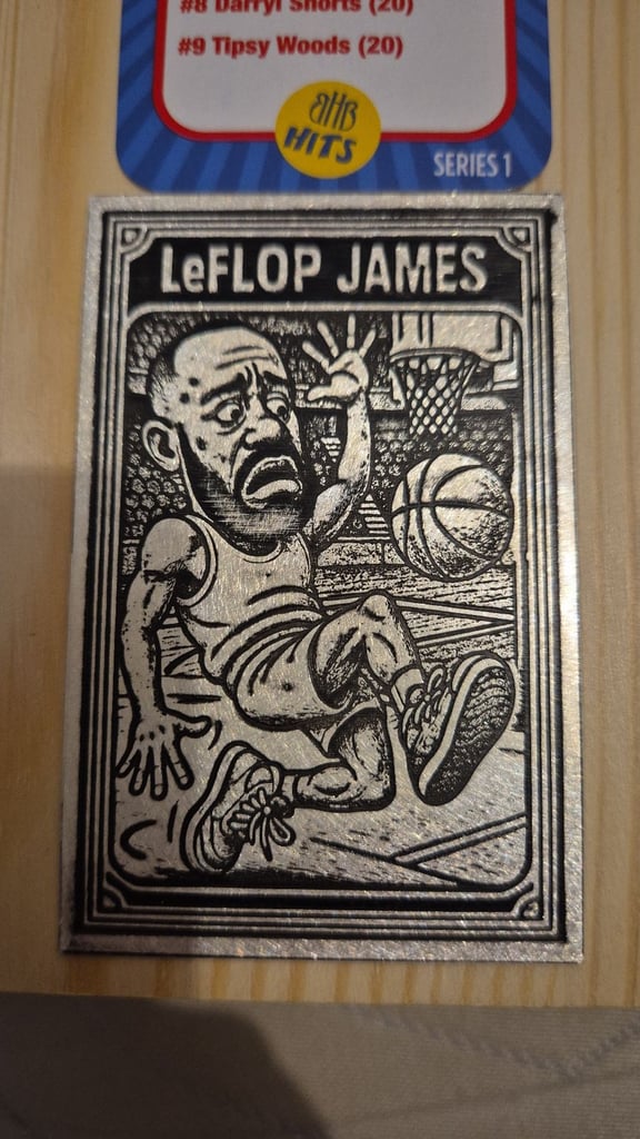 1oz 999 Fine Silver Le Flop James