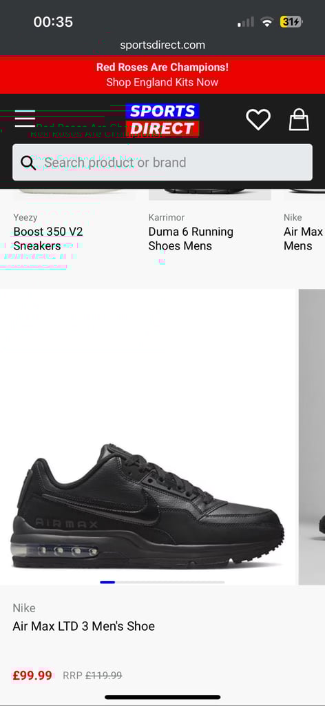 image for Nike airmax ltd 3 