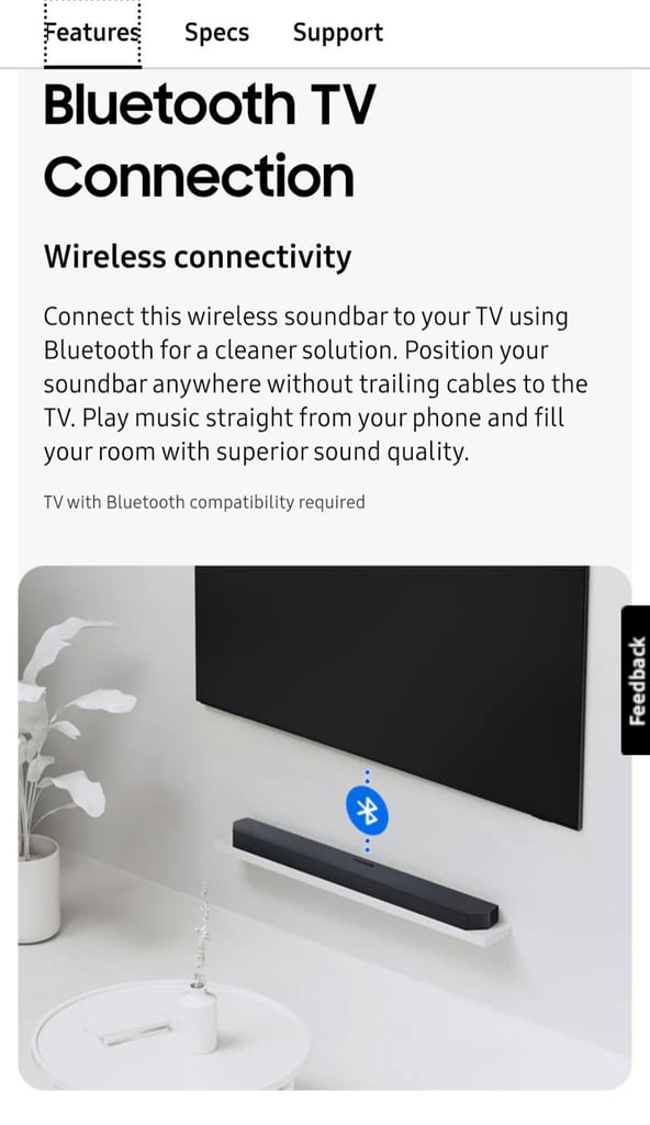 Samsung 450F Soundbar Unboxed Brand New