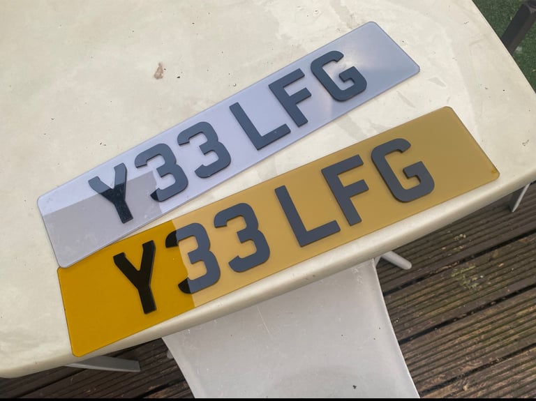 4D Printed Custom Reg Plates!
