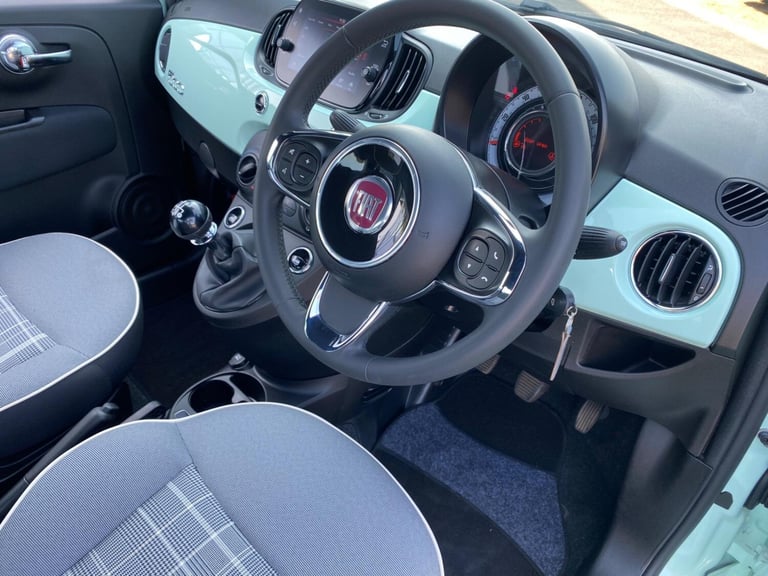 2019 Fiat 500 1.2 Lounge Euro 6 (s/s) 3dr HATCHBACK Petrol Manual