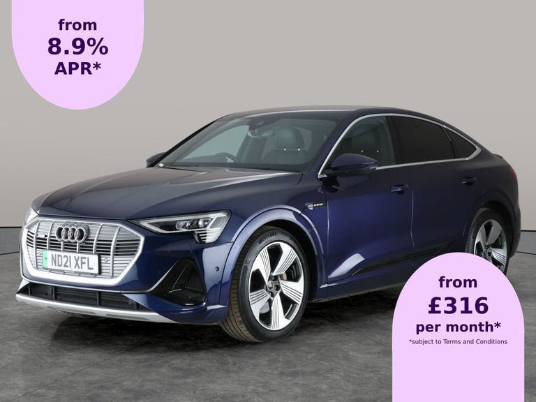 2021 Audi e-tron 55 S line Sportback 5dr Electric Auto quattro 95kWh (408 ps) - REVERSE CAM  Suv ...