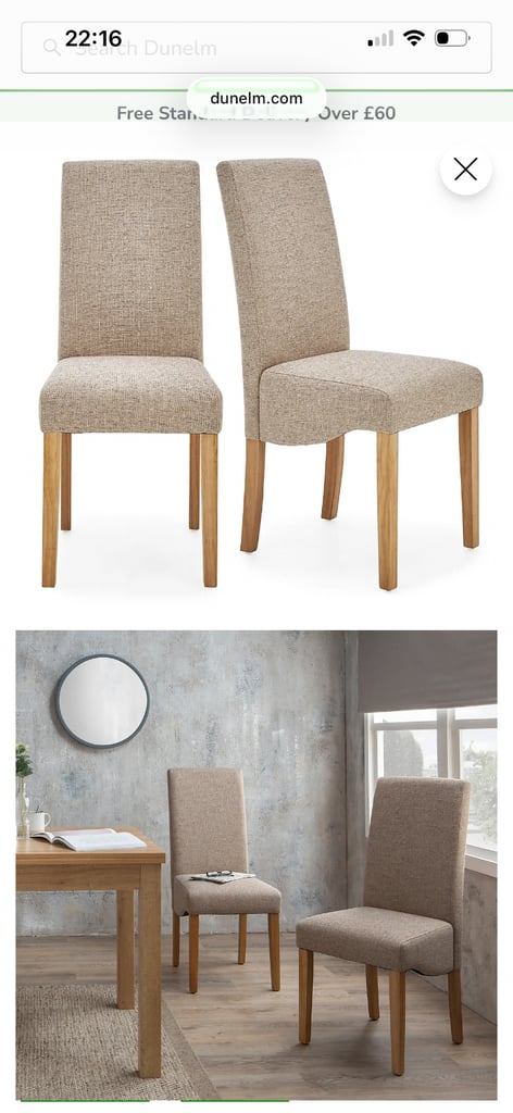 6 Dining Chairs 