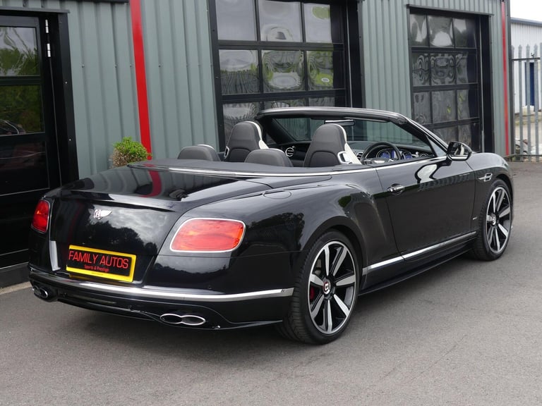 2017 Bentley Continental 4.0 V8 GTC S Auto 4WD Euro 6 2dr CONVERTIBLE Petrol Automatic