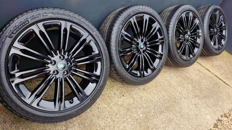 Genuine Range Rover 23" Style 1075 Alloy wheels Sport Vogue L460 L461 Black