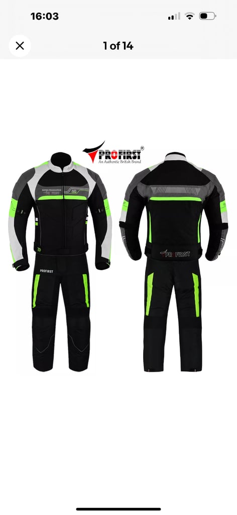 Motorbike jacket and pants 