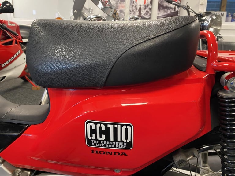 2013 JDM Honda CC110 Cross Cub in red and black