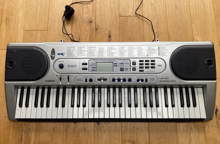 CASIO KEYBOARD LK-45 /AC ADAPTER 