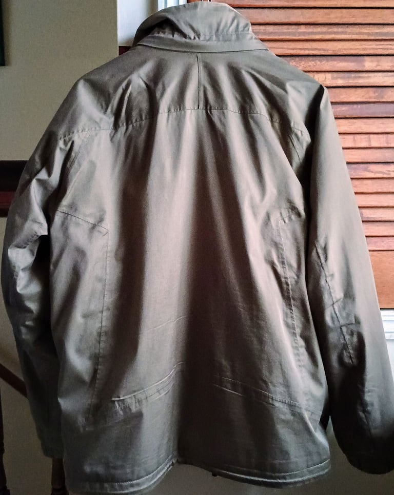 Timberland 3 in 1 Jacket with Fleece, Khaki, Large 