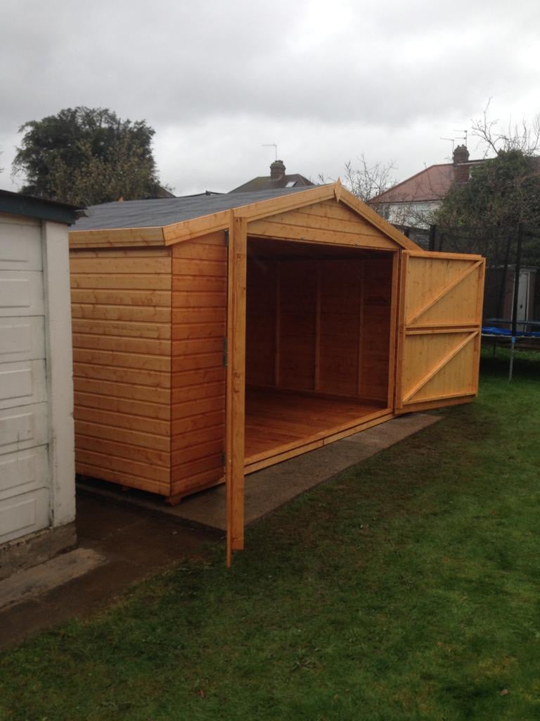K&d bespoke sheds Ltd 12x12 apex 