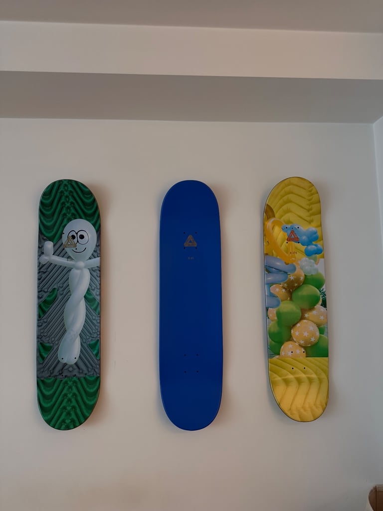 image for Set of 3 Palace skateboards. 