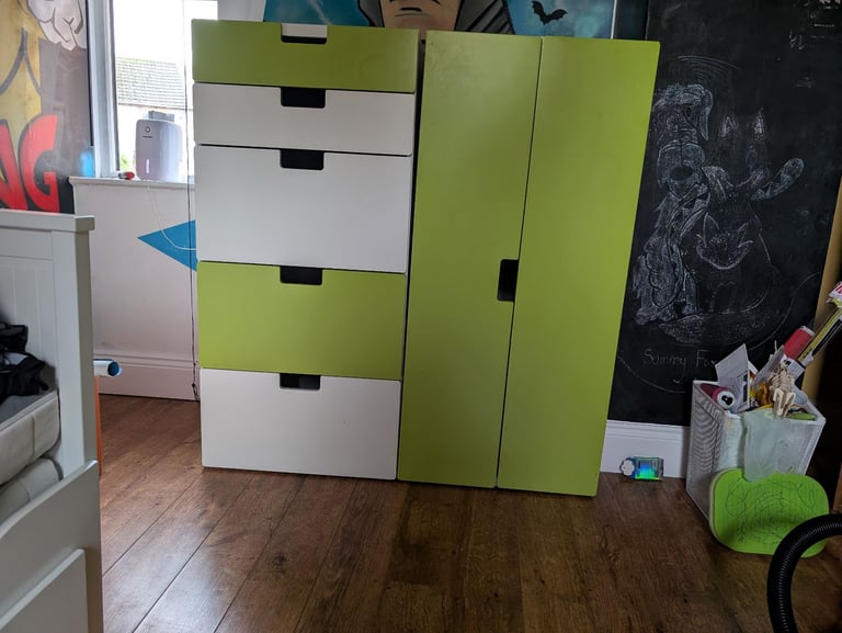 image for IKEA wardrobe and chest of drawers 