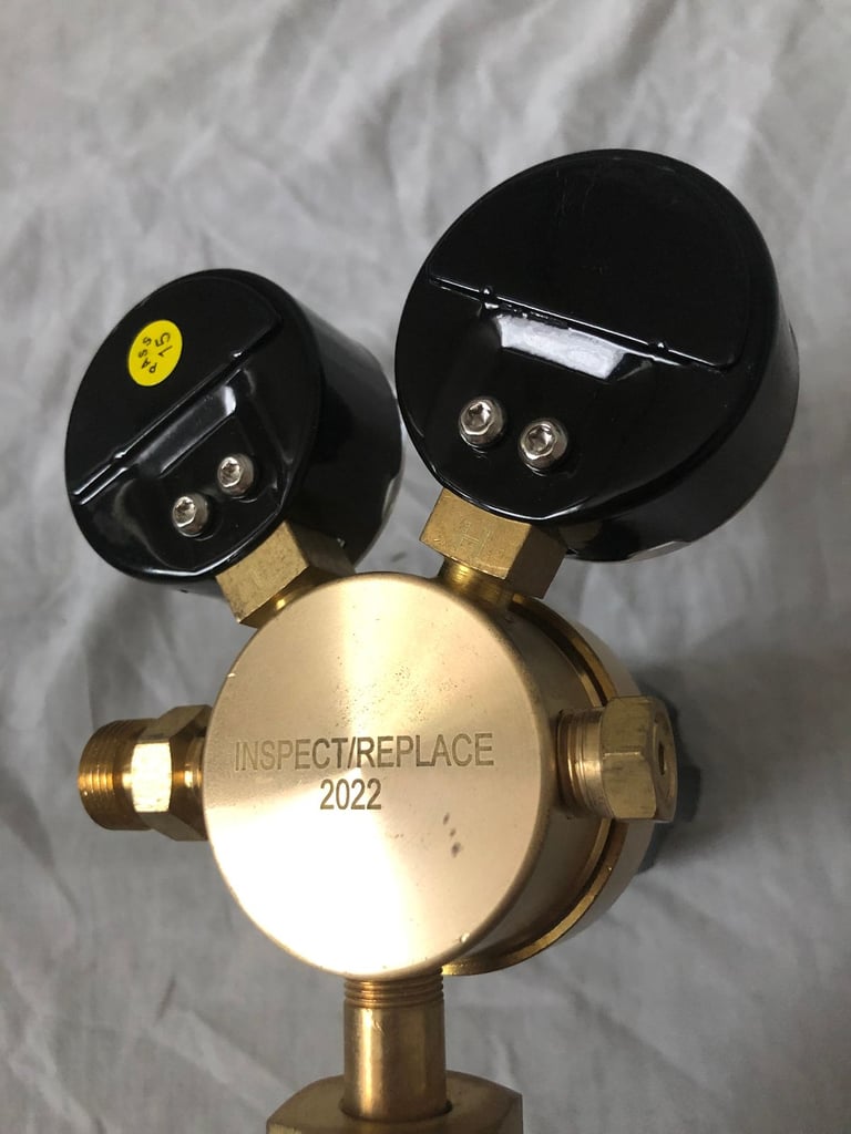Oxygen Gas Bottle Regulator