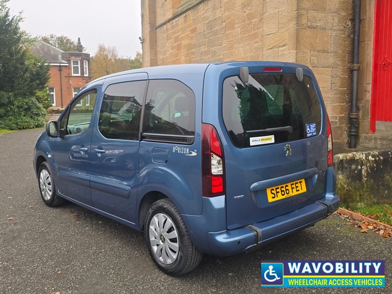 2016 Peugeot Partner Tepee 1.6 BlueHDi 100 Allure = Wheelchair Accessible Vehicle / Wav MPV Diese...
