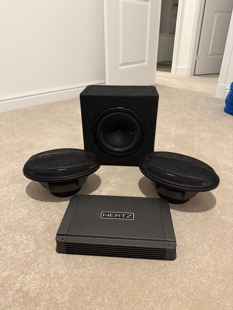 Hertz Audio Bundle (Speakers, Amplifier & Subwoofer)