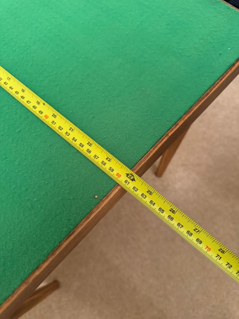 Genuine Vono antique 1930's folding bridge / card table with locking legs in superb condition