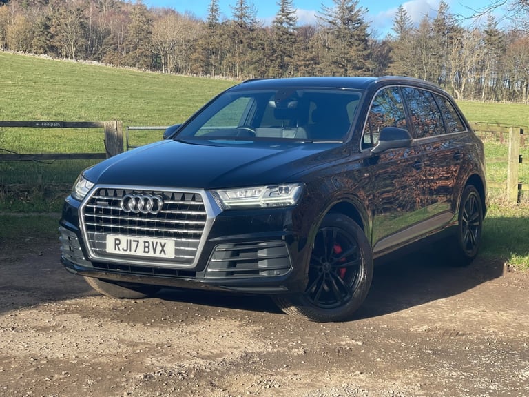 ULEZ COMPLIANT | 2017 AUDI Q7 S LINE V6 QUATTRO 7 SEATER SUV | 6 MONTHS WARRANTY