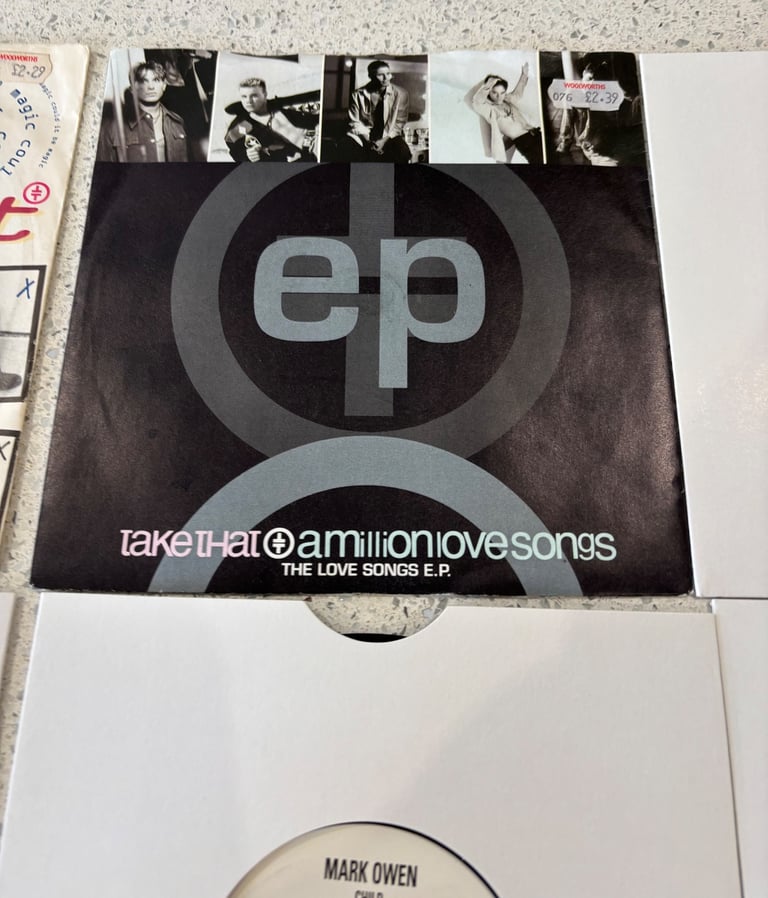 Take that & related artists 7 inch vinyl job lot 