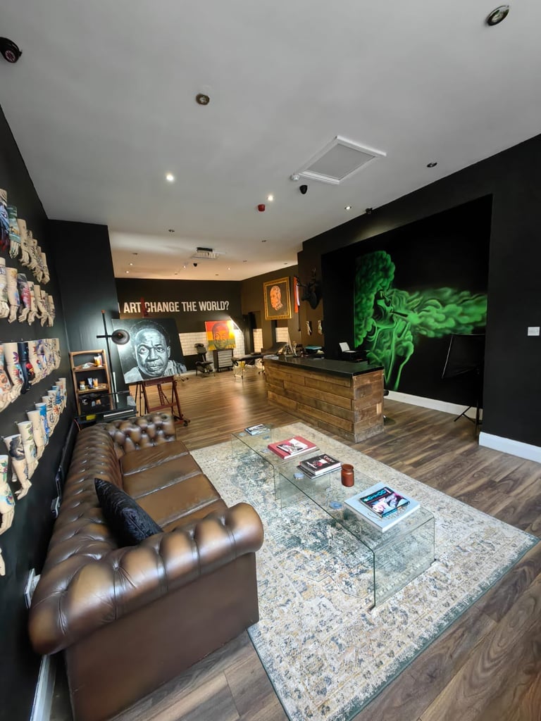 Turnkey Tattoo Studio for Sale – Prime WV11EQ Location