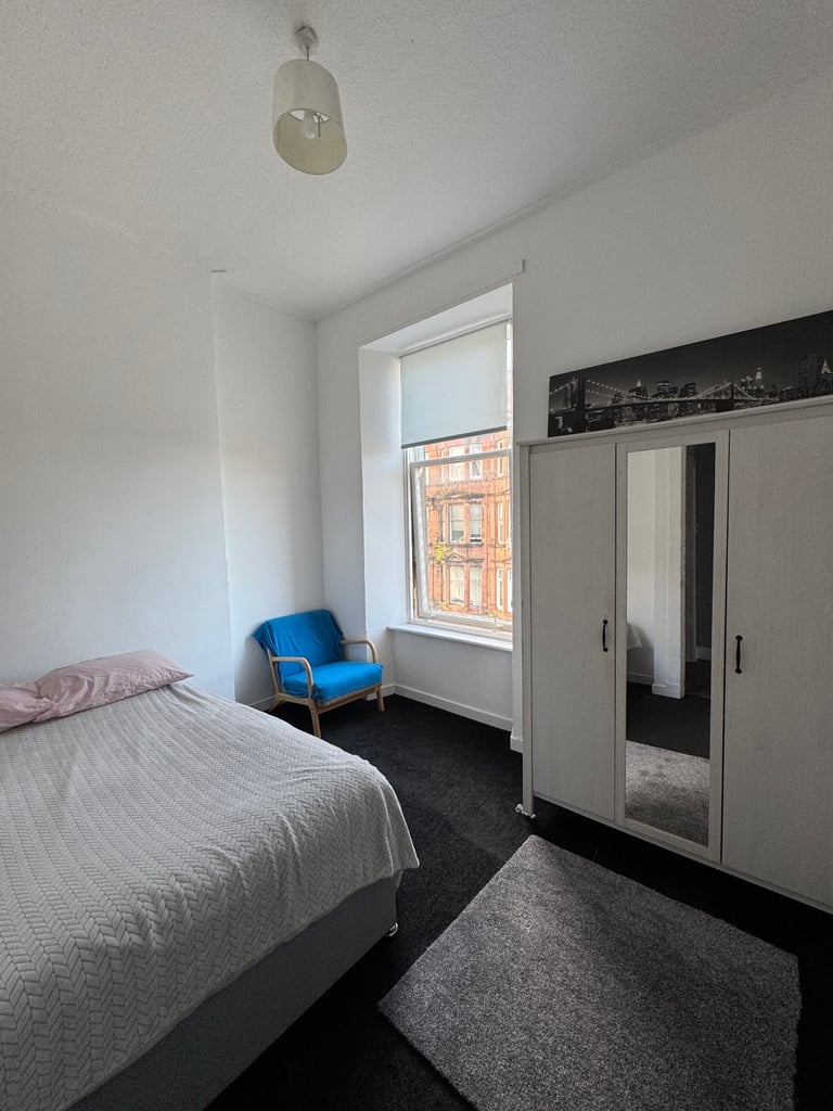 FURNISHED 2-bedroom ALL UTILITIES INCLUDED or Double/Twin Rooms Bridgeton G40 Glasgow Green Park