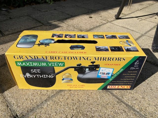 Milenco Grand Aero Towing Mirrors - Used