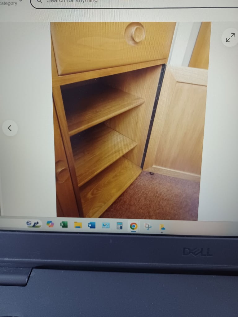 ERCOL WINDSOR MODELS - DISPLAY TOP 2161 AND HIGH SIDEBOARD 2074H 