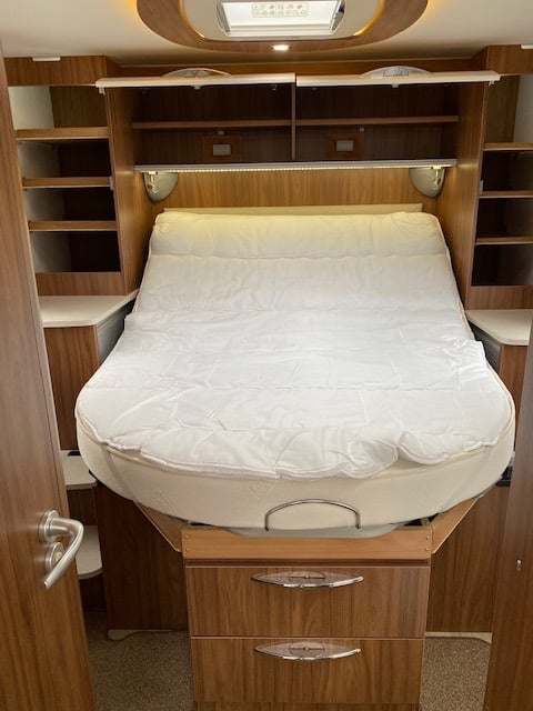 Pilote P700C Sensation 2 Berth 2017 Motorhome fixed island bed on Fiat Ducato 130 for sale