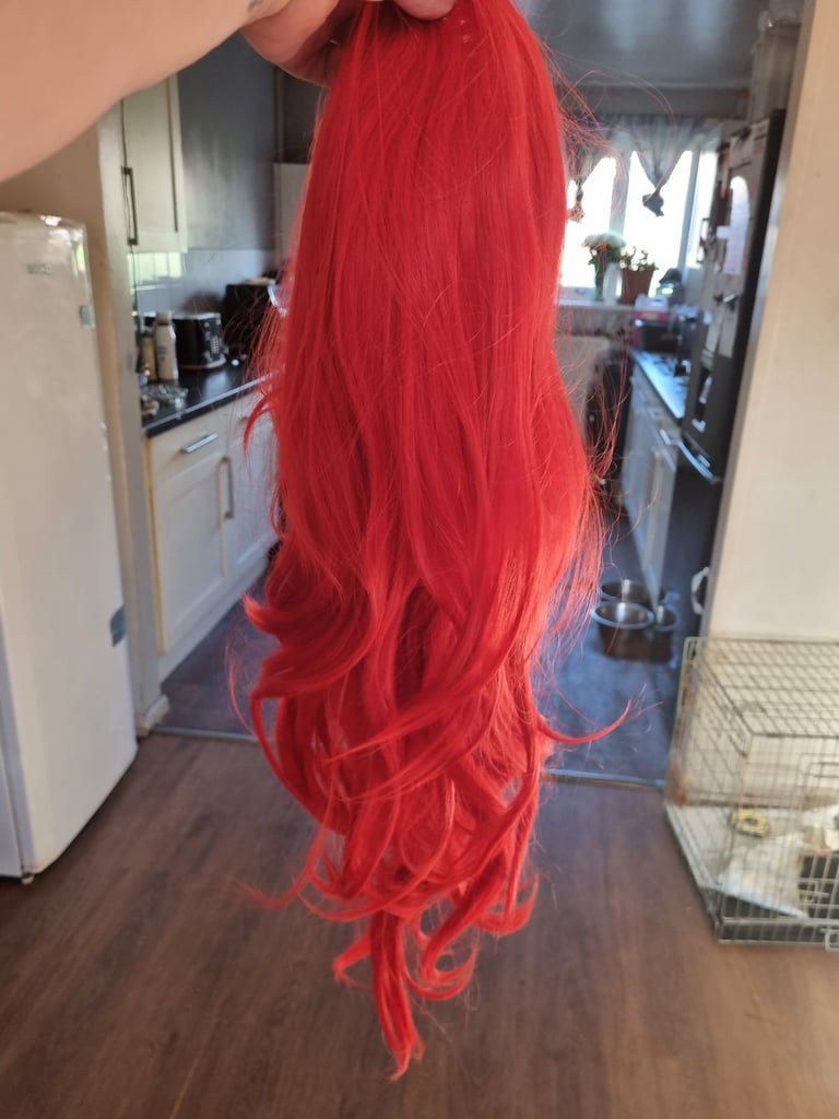 image for Half head wig  red 
