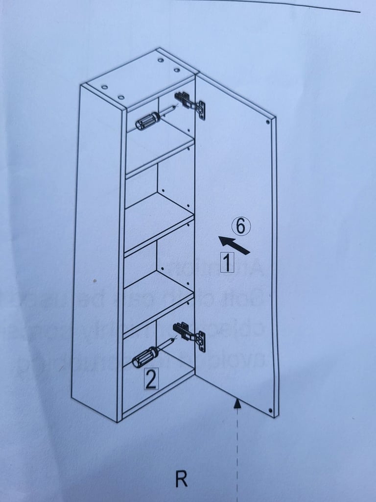 Hartley oak tall unit