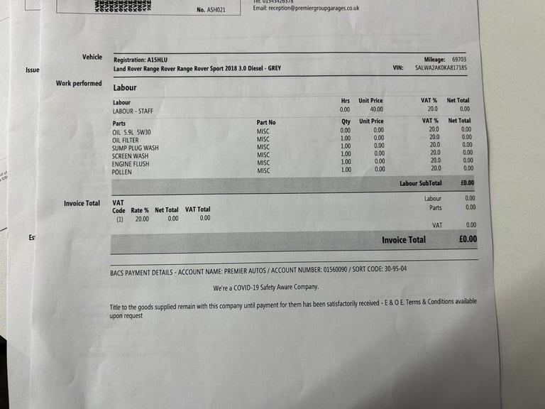 2018 Land Rover Range Rover Sport 3.0 SD V6 Autobiography Dynamic SUV 5dr Diesel Auto 4WD Euro 6 ...