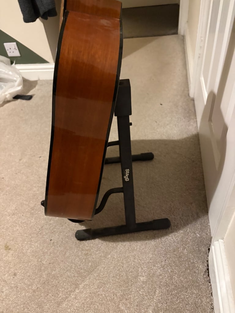 Guitar and stand