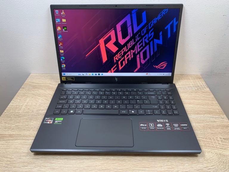 Ryzen 5 7535HS 16GB ddr5, 512GB SSD+ Acer Gaming UltraFast 144hz FHD Laptop, NIVIDA RTX 6GB